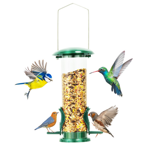 Garden bird seed feeder - bird,