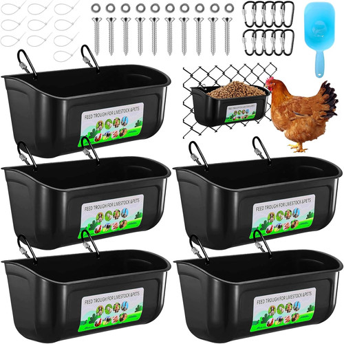 Pack chicken feeder - 5, duck