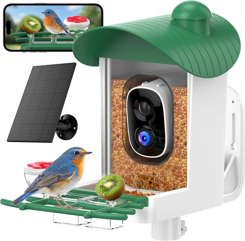 Bird feeder with camera - feeder, camera,