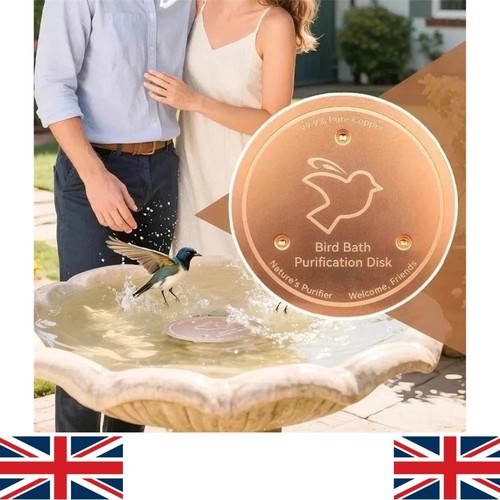 Bird bath copper - bird,