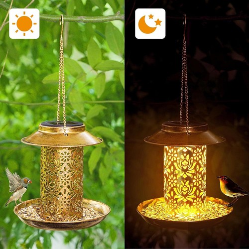 Solar bird feeder outdoors - solar,