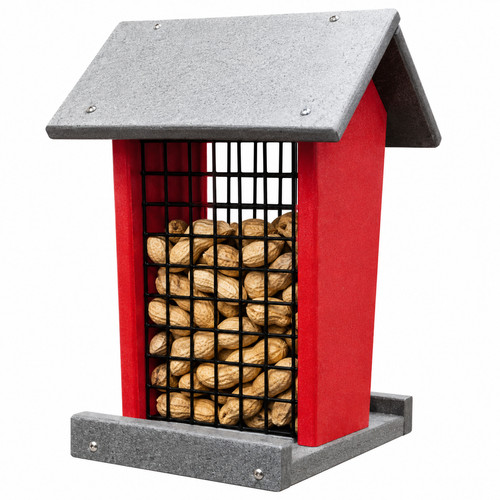 Amish made whole peanut bird - made,