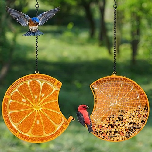 Orange metal mesh - mesh, wild