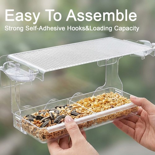 Window bird feeder - window, with