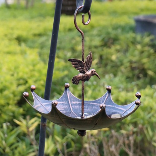 Antique umbrella bird feeder - antique,