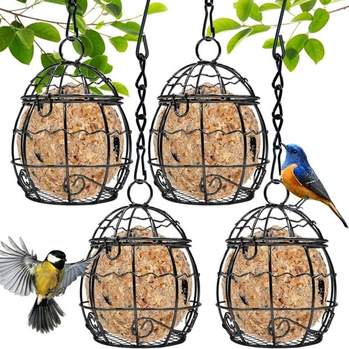 Metal fat ball feeders - metal,