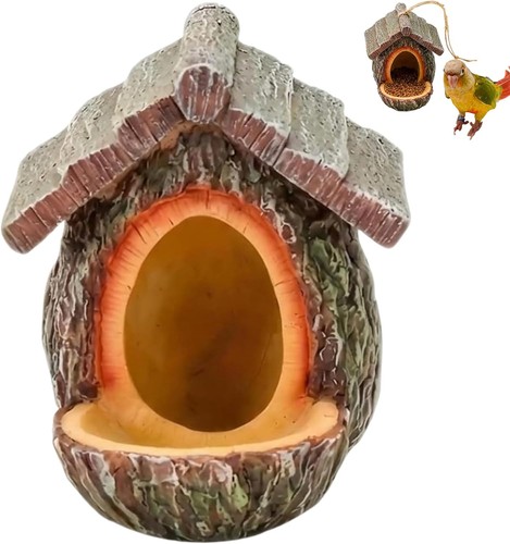 Treehouse hanging bird feeder - hanging,