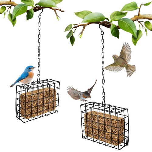 2pcs suet bird feeders - 2pcs,