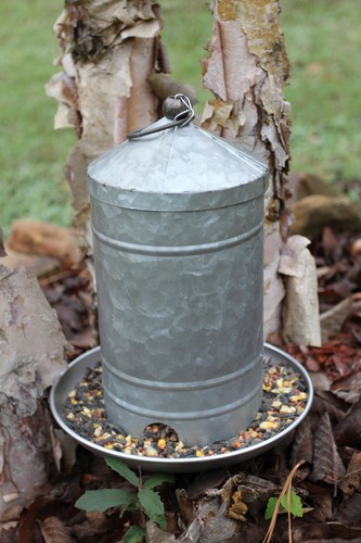 Large silo metal bird - 1-large,
