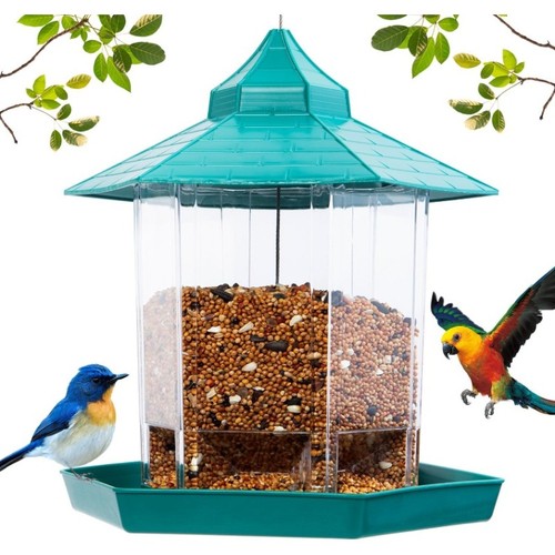 Hexagon house bird - house,