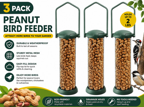 Hanging bird feeder - hanging, garden